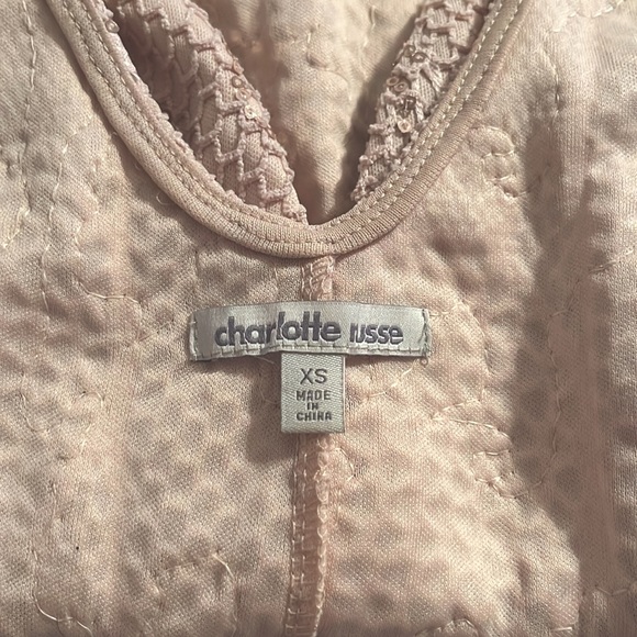 Like new Light pink mini dress with sequins. Worn once. - Picture 3 of 4